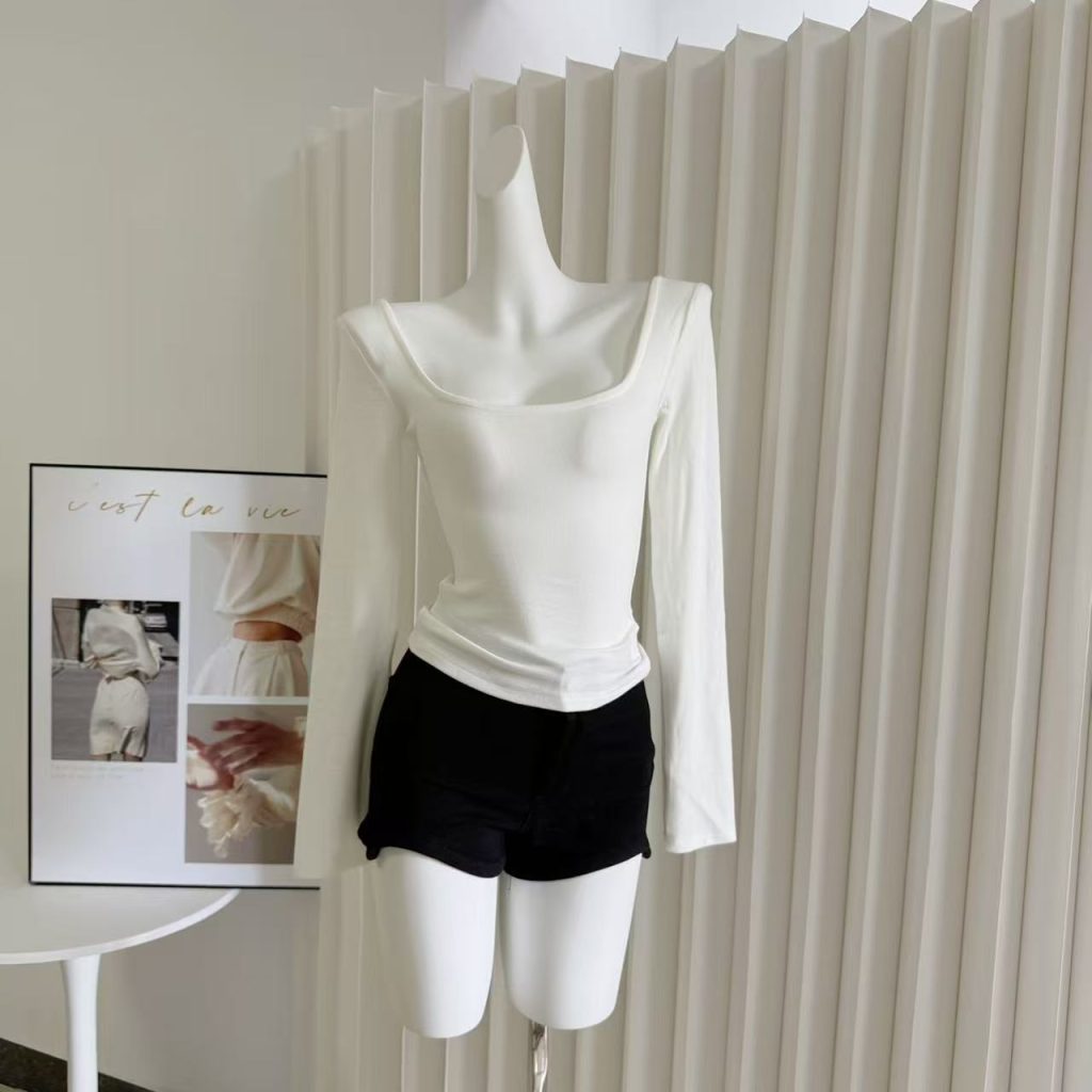 MISS CHANGE Women's Long Sleeve Viscose Knit T-Shirt Base Layer