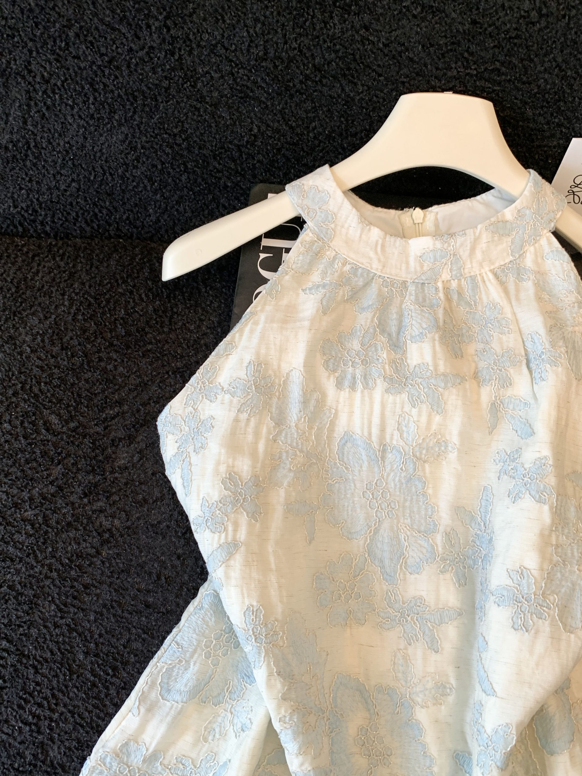French Style Embroidered Cami Top for Women Summer Sleeveless Halter Blouse - Image 4